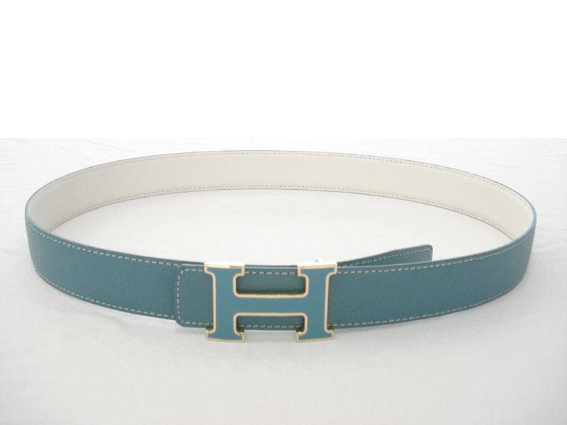 Hermes Belt 1001 blue & white